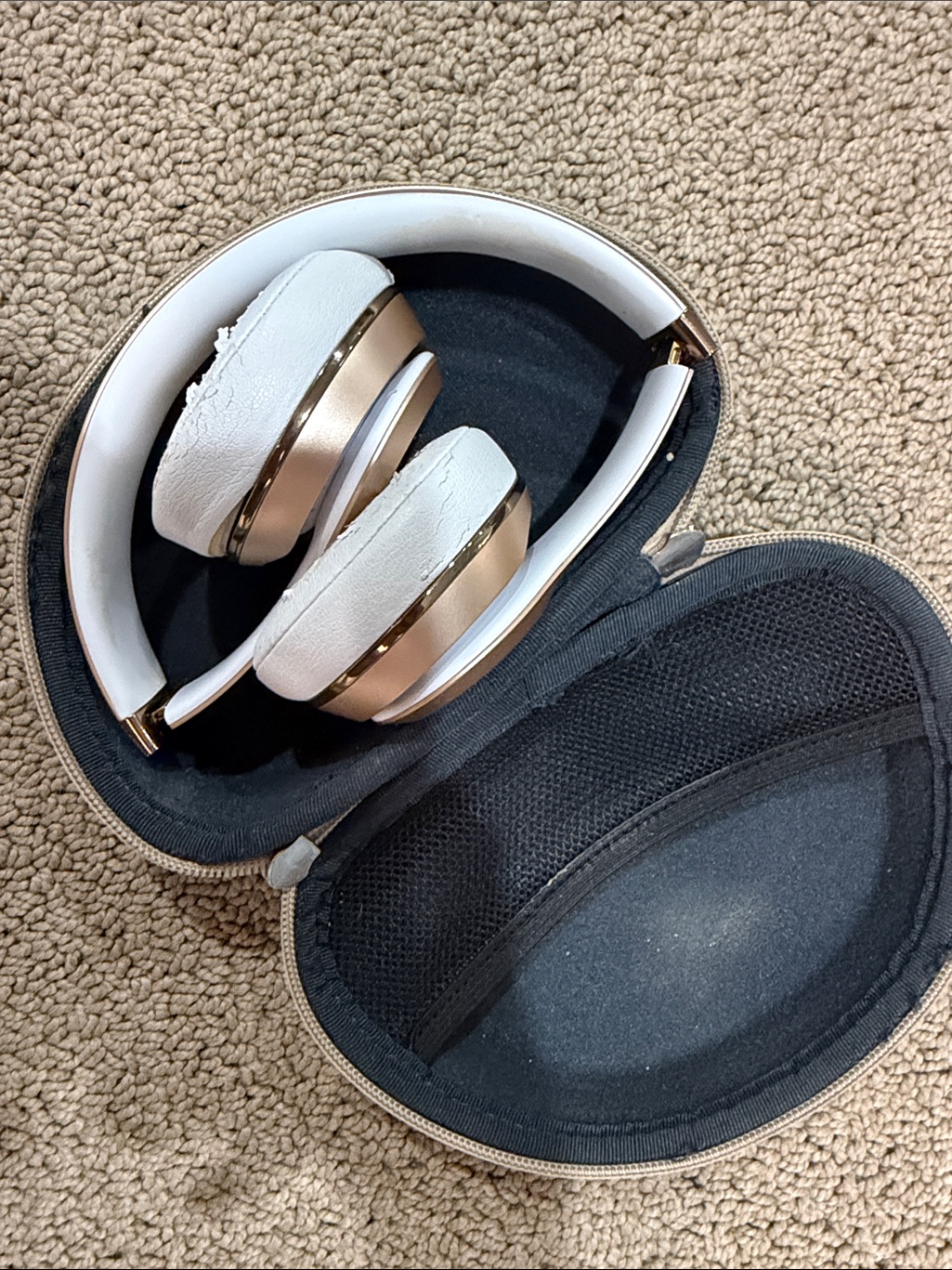 Beats By Dre Headphones Gold See Description